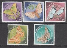 Botswana - Post Yvert 829/33 MNH Fauna Schmetterlinge