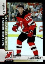 2017-18 O-Pee-Chee Update Black Rainbow Foil Jesper Bratt Rookie /100 New Jersey