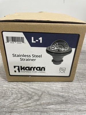 Karran USA L-1    3-1/2'' Basket Strainer - Stainless Steel