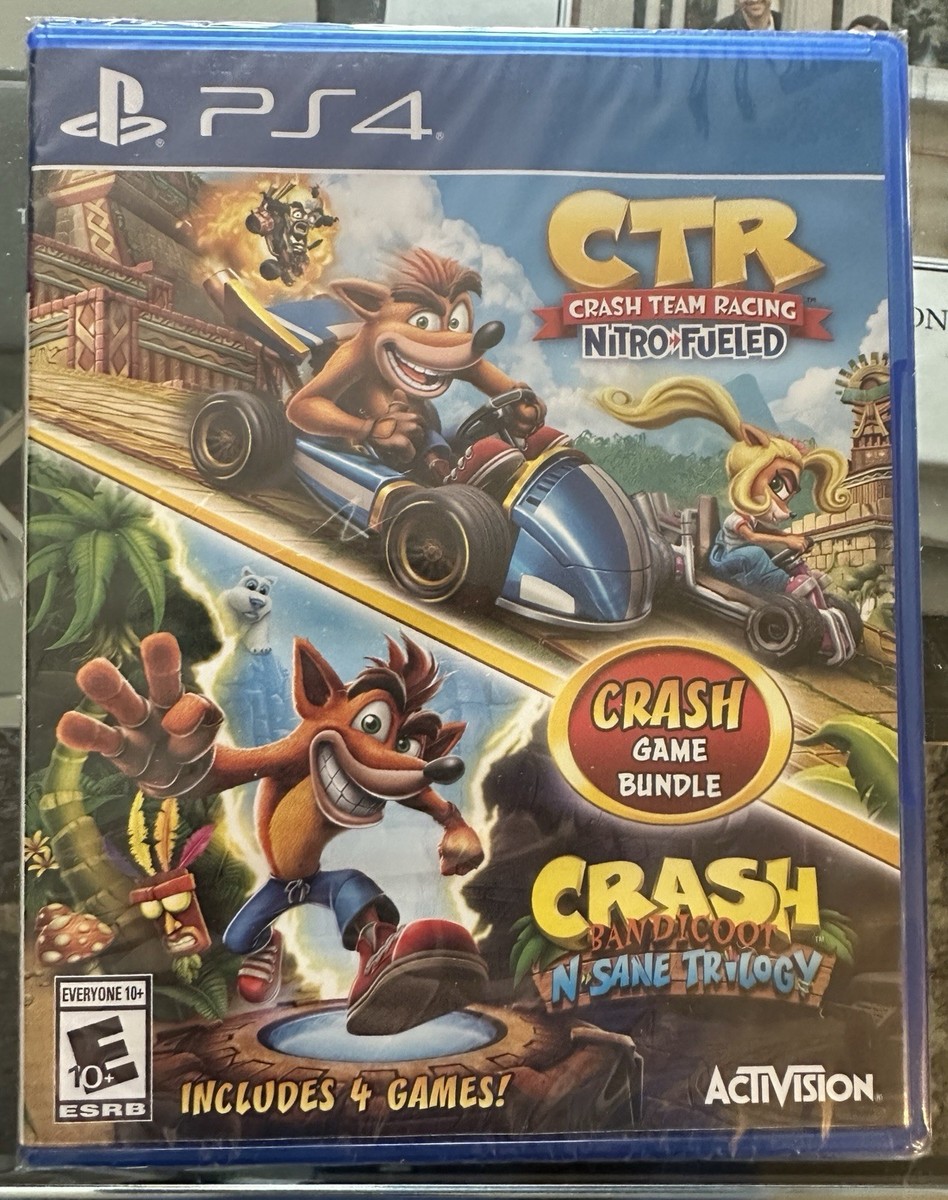 Crash Team Racing Bundle Nitro Sane Trilogy Sony