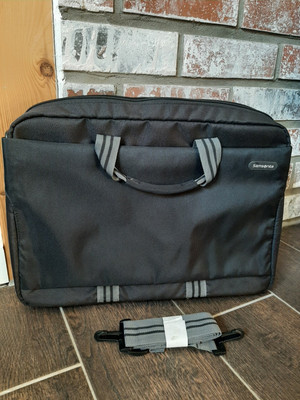 SAMSONITE Laptoptasche Notebook  Messenger schwarz 46x32x6,5cm Neuwertig