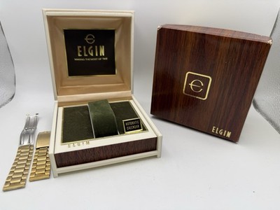 Elgin Cammodae Y Automatic Calendar Watch BOX ONLY