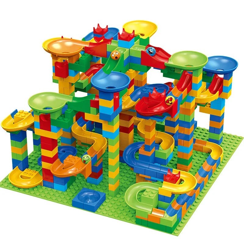 168 Pcs Marble Run Building Blocks STEM Toy