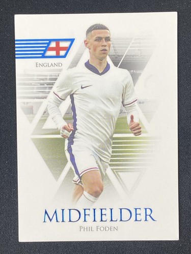 Phil Foden 2024 Futera Unique Midfielder Blue /15 #039