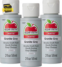 Acrylic Paint, Granite Grey 2 Oz, 21392EA- (Pack of 3)