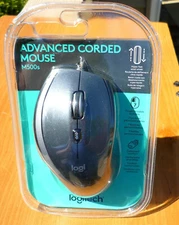 Logitech M500s 7-Button Advanced USB Corded Optical Mouse - NEW/SEALED