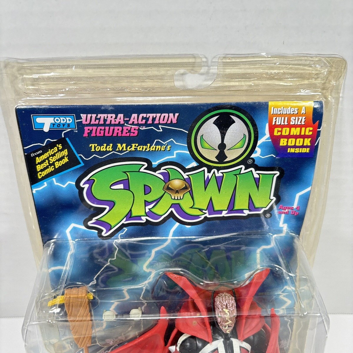 Todd McFarlane's Spawn Flying Cape Ultra-Action Figure 1994 w