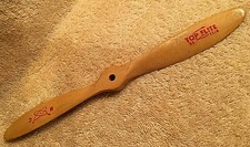 Vtg. Top Flight U.S.A 35 11/6 RC Wood Toy Plane Propeller 11" long 