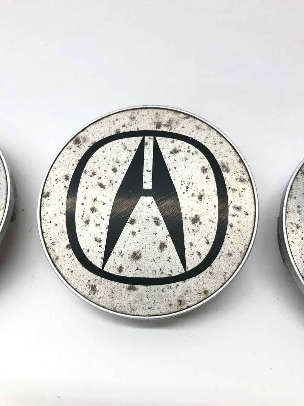 2001-2009 2008 Acura MDX 6 Spoke Wheel Center Cap Set Of (3) 44732S3VA01 Stained