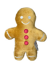 New Target Bullseye Playground Christmas Xmas Gingerbread Man Plush Pillow