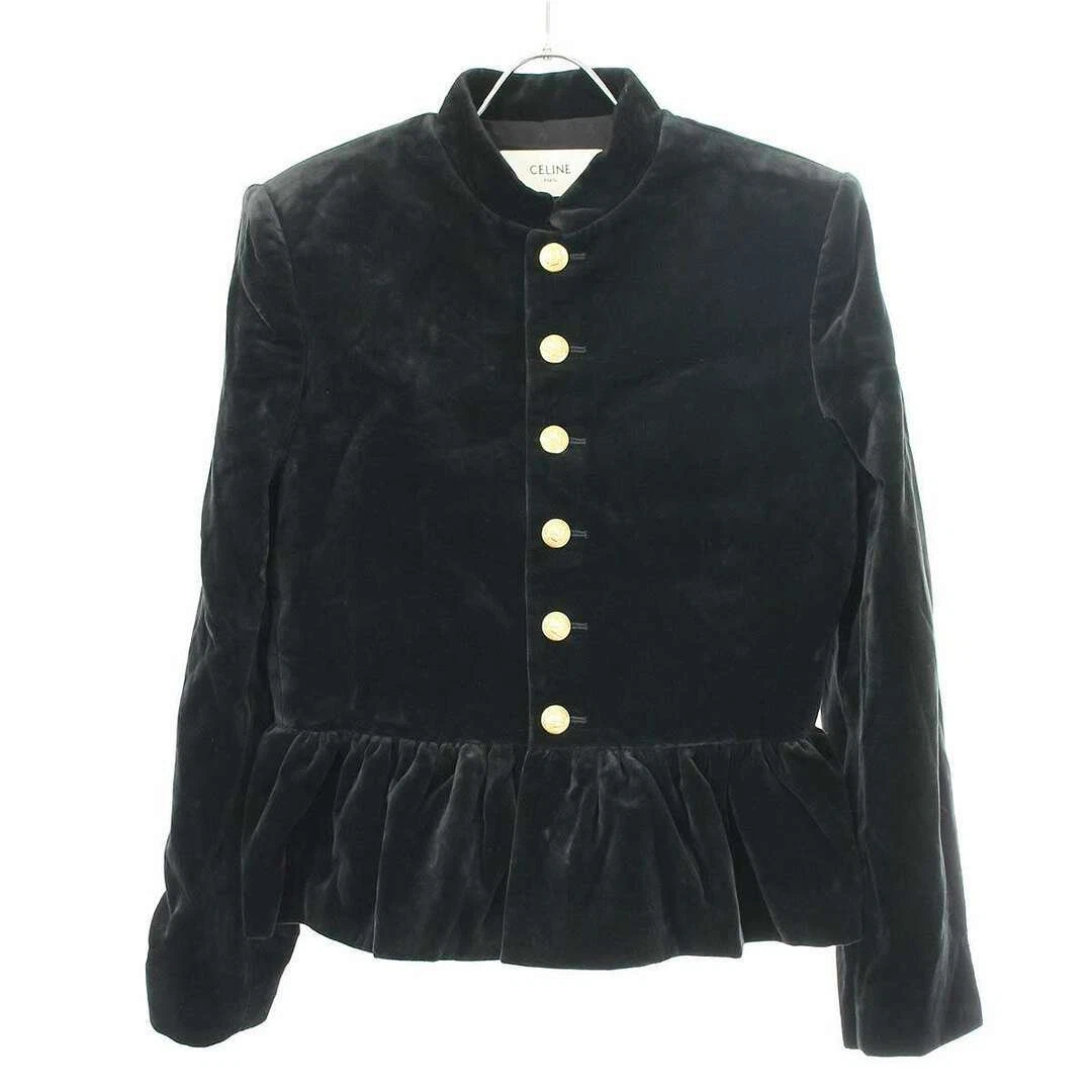 Giacca Celine 21AW Chasseur Velluto 2V81D226D Nero 40 Usata MESC 0