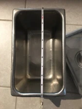 Used VOLLRATH STAINLESS STEEL SERVING PAN & LID (10X6X6) inches