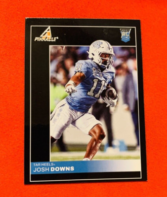 Josh Downs .. ROOKIE ..  Tar Heels / Indianapolis Colts .. 2023 Pinnacle 22