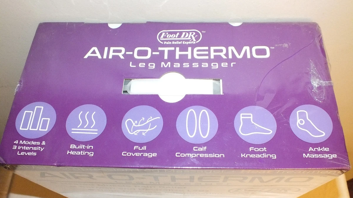 Leg Massager Air-O-Thermo Foot DRx STILL SEALED COMBINES AIR COMPRESSION   HEAT | eBay