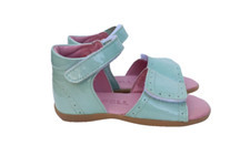 Bo-Bell Baby/Toddler Pale Green Patent Leather Sandals