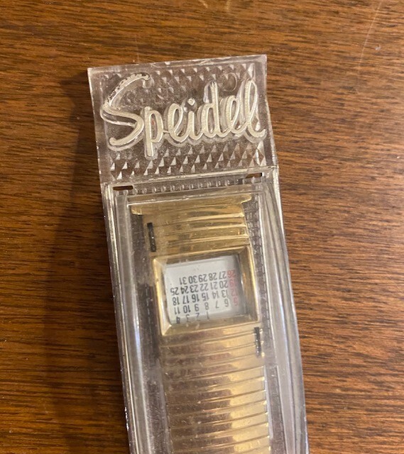 VINTAGE New Old Stock SPEIDEL CALENDAR WATCH BAND | eBay