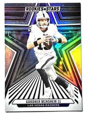 GARDNER MINSHEW II Raiders 2024 Rookies & Stars LONGEVITY RED FOIL HOLO Card #52