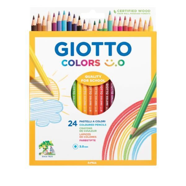 Giotto - CF24 PASTELLI COLORS SMILE ASSORT. - F278400