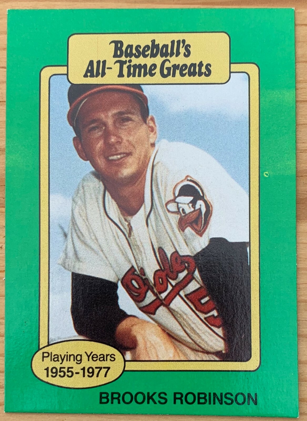 BROOKS ROBINSON, "BASEBALL'S ALLTIME GREATS" CARD IN EXCELLENT CONDITION eBay