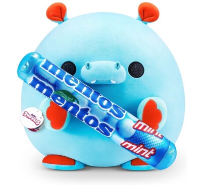 Snackles Hippo Super Sized 14 inch Plush (Mentos) by ZURU Ultra Soft Plush NWT