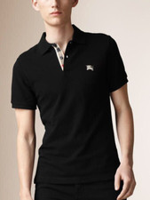 Burberry Brit Men's 100 Cotton Short Sleeve Polo Shirt Sz M