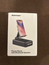 Cell Phone Stand with Wireless Bluetooth Speaker and Anti-Slip Base HD Surround