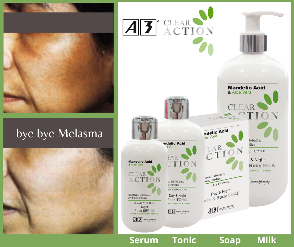 Clear Action Mandelic Acid & Aloe Vera Face & Body Milk Day & Night  Moisturizer | eBay