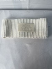 NWT Certified Authentic Cream Coach Logo Headband - OS