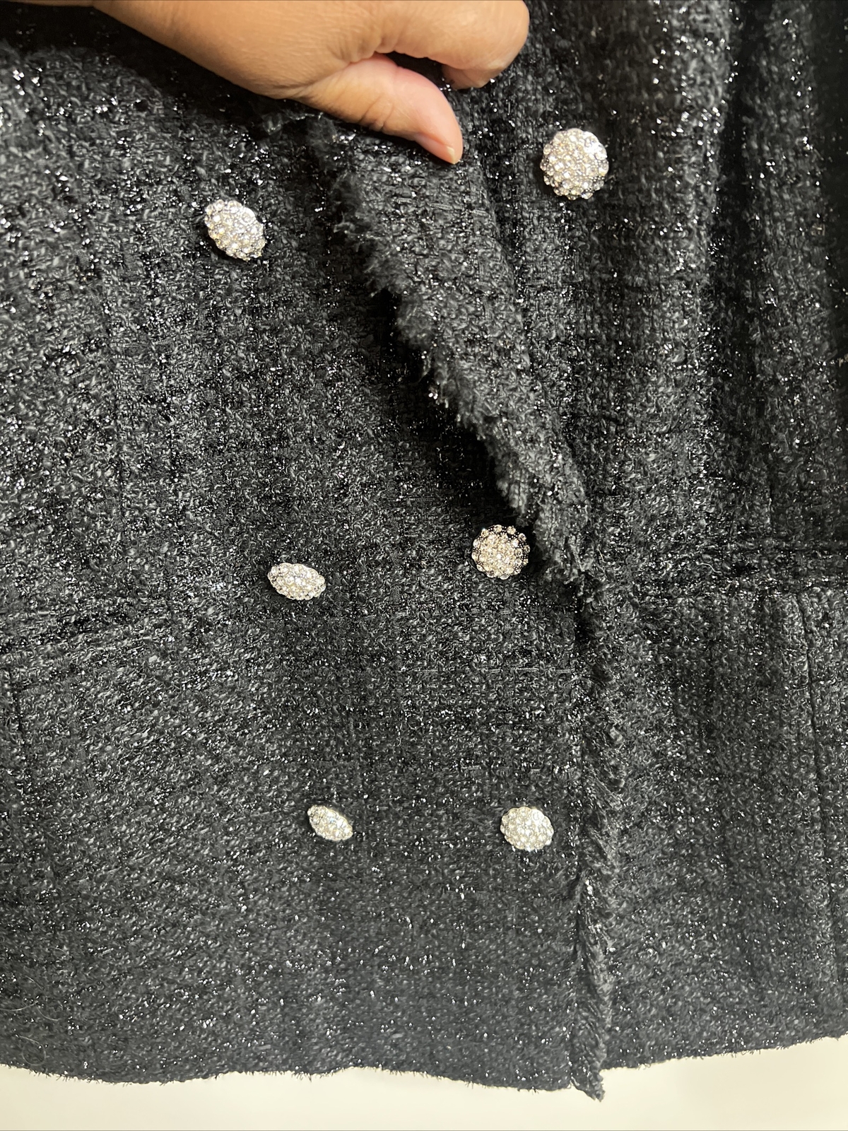 Gray Tweed Blazer 