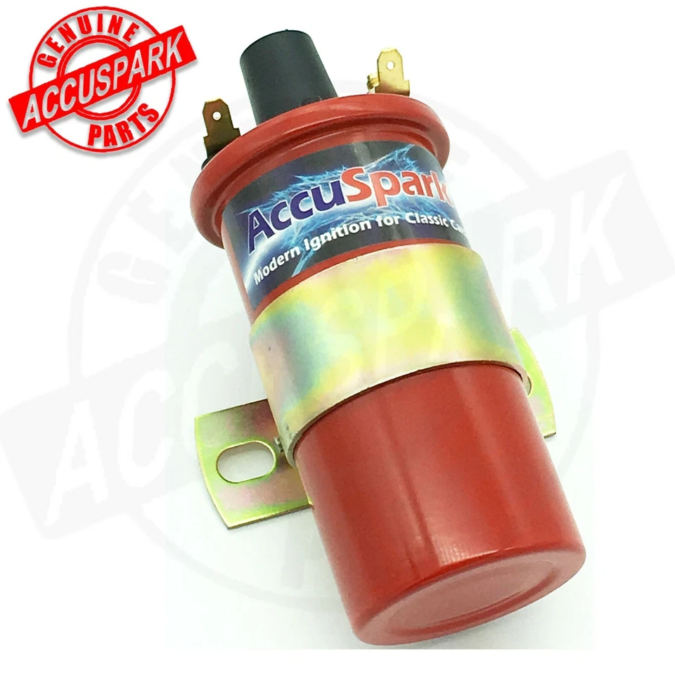 VW Beetle Electronic Distributor Coil,Short plugs,Red leads,Red rotor - Image 4 of 4