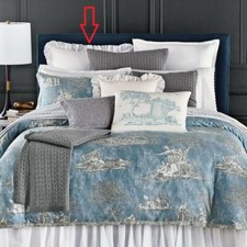 Bloomingdale's 1872 Sabine Pique Euro Sham Natural / Off-White NIP