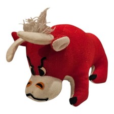 Vintage Dakin Dream Pets Tabasco Red Bull Plush Firm Body Rare 1975 excellent