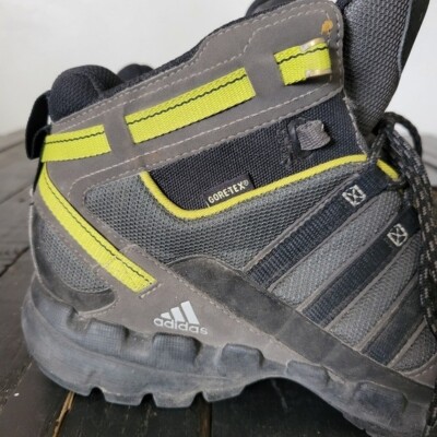 Adidas Hiking Boots AX1 Men\'s 8.5 Grey Neon Yellow Goretex Speed Grip Outdoors Amazon.com | Adidas Men main image 4