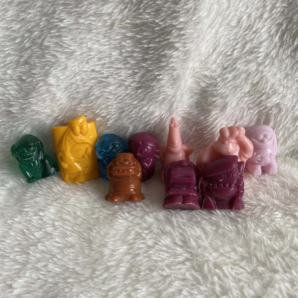 Lot of 10 tolas cartoon network figures Gamesa MEXICO RARE