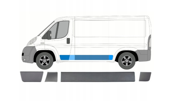 SET PANEL DE MOLDEO DE PUERTA IZQUIERDA FIAT DUCATO PEUGEOT BOXER CITROEN JUMPER