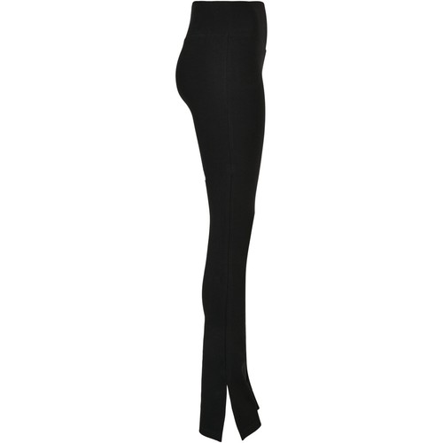 Urban Classics Ladies High Waist Side Slit Leggings Damen Sporthose Freizeit - Picture 14 of 21
