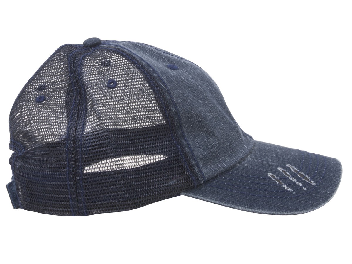 Low Profile Special Cotton Mesh Cap-Navy | eBay