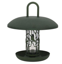 Recyceltes ESSCHERT Vogelfutterspender Vogelfutterstation Futterhaus SILO FB615