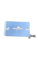YFZ 450 Raptor 660 350 Hauptbremszylinder Cover Kn&uuml;ppel Aluminium Silber Alba