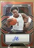 JORDAN BURNS 2021-22 PANINI PRIZM DRAFT PICKS PENMANSHIP AUTO RED PRIZM 159/199