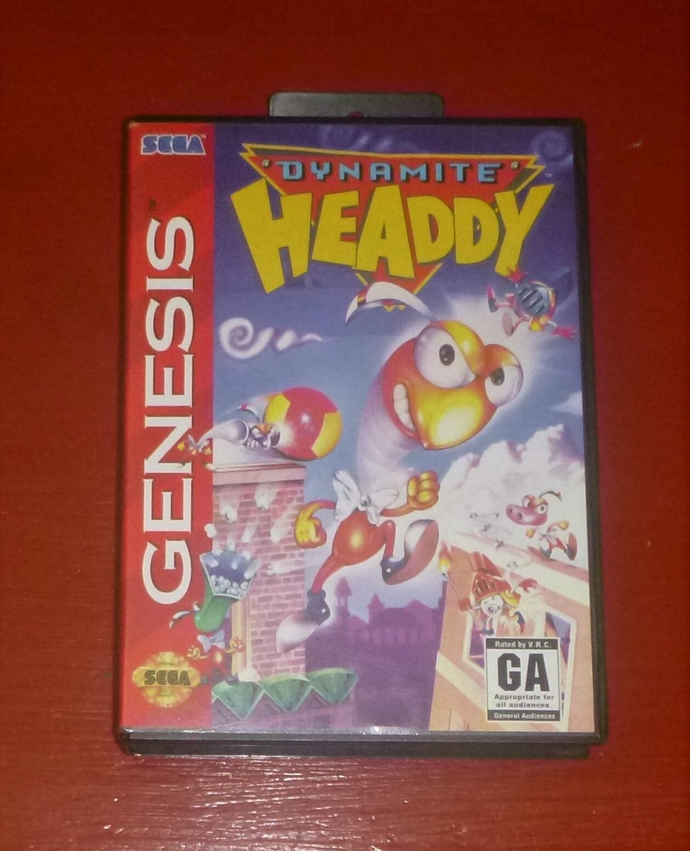 Dynamite Headdy (Sega Genesis, 1994)-No Manual 10086015430| eBay