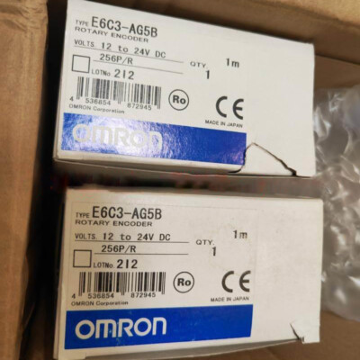 Omron E6C3-AG5B 256P/R Rotary Encoder New One Expedited Shipping E6C3AG5B