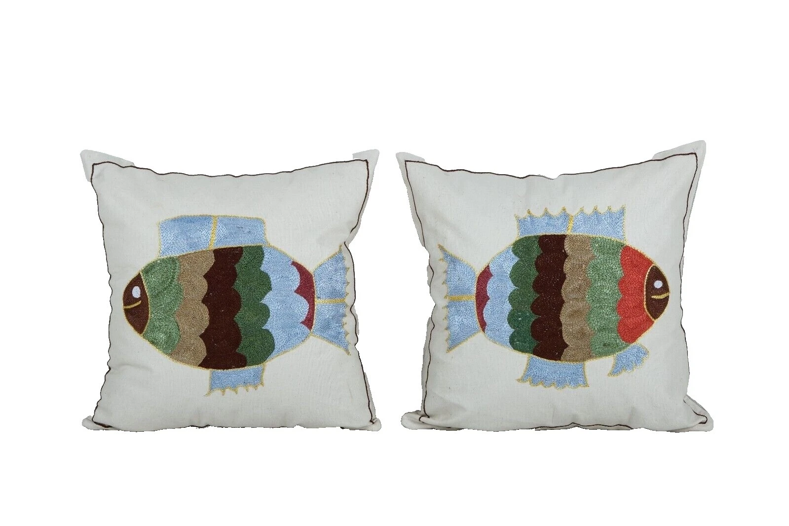 Fish 100% Cotton Cushion Home Décor Cushions