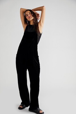 NEW FREE PEOPLE ONE TEASPOON SZ S VELVET NIGHT LOVER JUMPSUIT