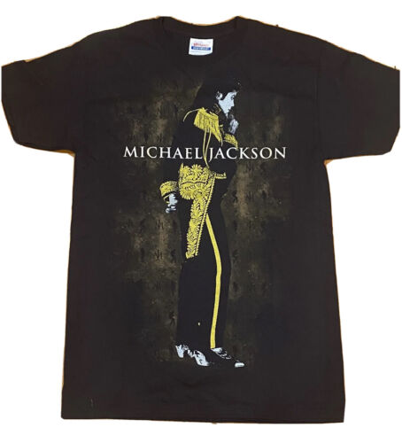MICHAEL JACKSON BAD Album 1988-89 Mens T Shirt Small New Hanes Heavyweight Read - Afbeelding 1 van 7