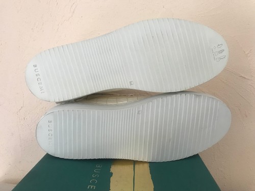 En Noir X BUSCEMI - Scarpe Sportive - 125MM - Bianco Croc - Nuove - P 40 Eu - Foto 10 di 12