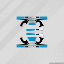 RICCIARDO STYLE IAME X30 HEAD STICKER KIT - KARTING - JakeDesigns