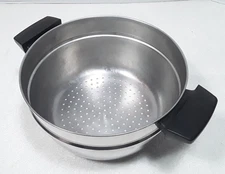 Revere Ware 8" Steamer Strainer Insert For Pot Stock Pan Stainless Steel Vintage