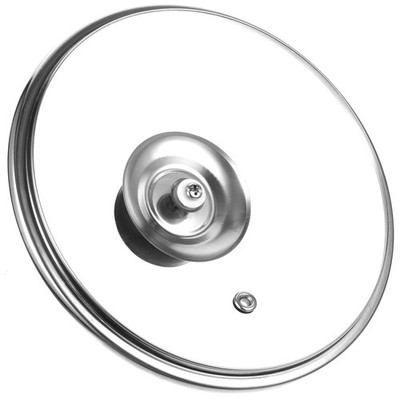  Kitchen Accessory Glass Cookware Lid Universal Pot Convenient Cover Pan