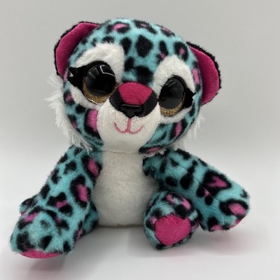 Zuru Plush Coco Surprise Otto Blue Pink Black Leopard Stuffed Animal Toy 6''